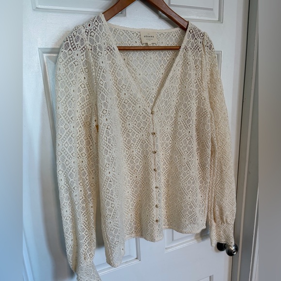NWOT Sezane Gaya Lace Blouse – 42/10 - Picture 5 of 10
